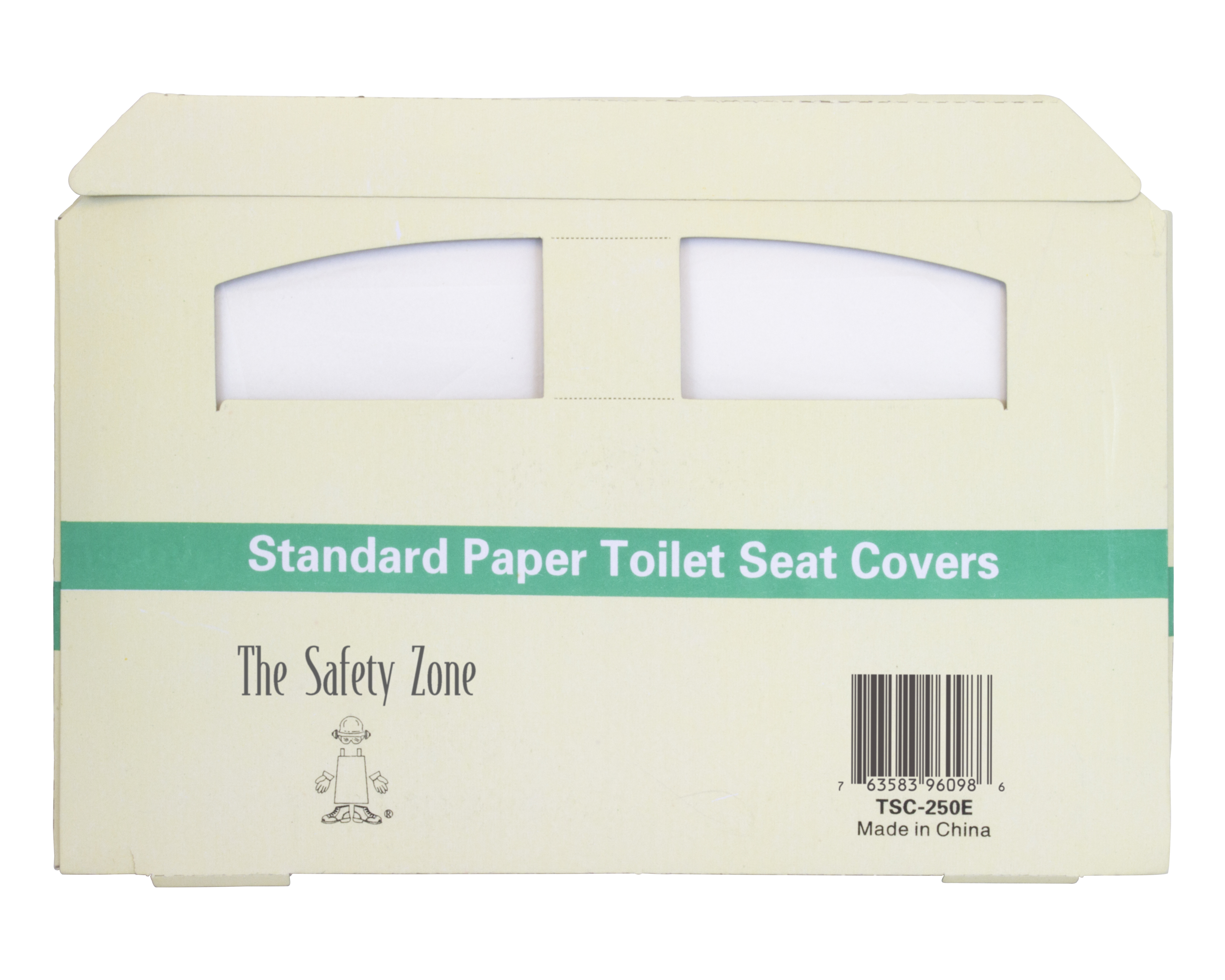 Standard Paper Toilet Seat Covers, 250BX 20BX/CS